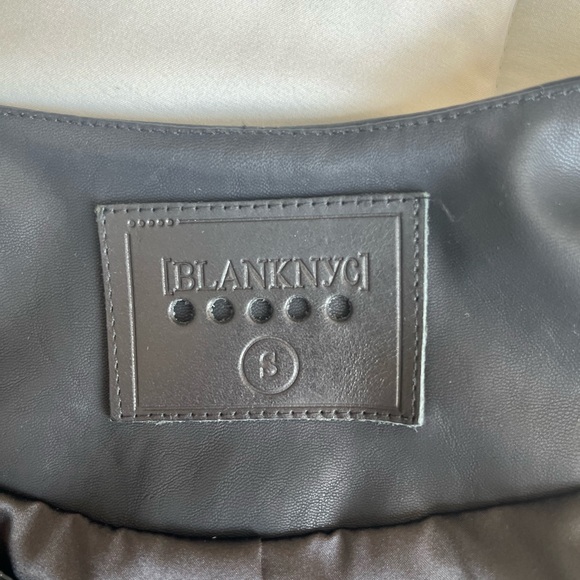 Blank NYC Black Cropped Moto Jacket size S - Picture 6 of 6